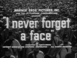 I Never Forget a Face (1956)